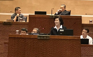 林姿妙跳針後再詮釋「沈默是金」 用ㄜ…..和靜默打趴議員