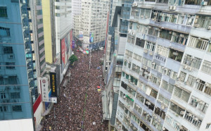 616香港反送中遊行  預估人數可破紀錄達到144萬人
