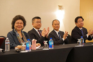 蔡英文訪美 陳菊、蔡其昌拜會紐澤西台灣商會