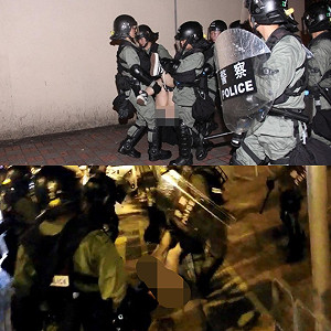 （影）昨香港又一不眠夜 將軍澳、天水圍再爆警民衝突