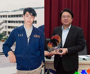 年輕照片被曝光 林右昌笑「給我3個月減重」
