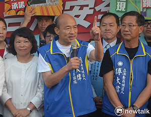 韓國瑜打槍新唐人 網友：談中共介入選舉很難嗎？