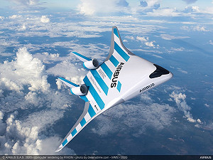 空中巴士公開最新「翼身融合」飛機！有望減少20%碳排量