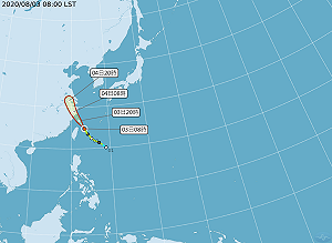 淹怕了！哈格比路徑直撲長江流域 中國急發颱風警訊