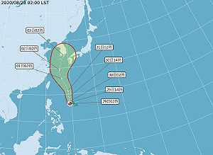 梅莎颱風緩慢向北移動 今下半天可能增強為中颱