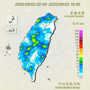 快訊》大雨特報！對流旺盛大雨轟炸半個台灣