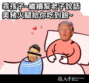 籲立委吞一塊美豬蜜汁火腿 孫大千: 陳柏惟沒去當川普兒子實在可惜