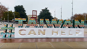 ＃Taiwancanhelp成打卡熱點 歐洲聯合國總部前宣告我入世衛決心
