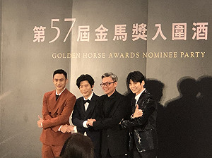 金馬酒會男主互別苗頭！李國煌不敢裸露 笑問：比腹肌拿獎嗎？