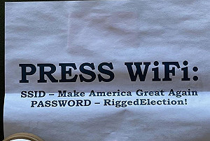 川普奔喬治亞州幫參議員站台 記者會「WIFI帳密」洩心聲.....