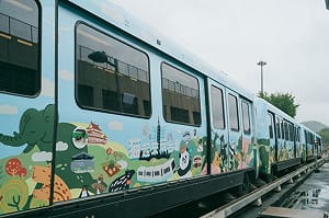 圓寶來了！「猫起來玩台北」觀光彩繪列車文湖線發車