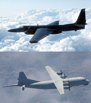美中軍機同時來？ 共軍擾西南海域、美軍經東南路線