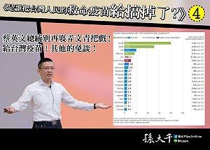 籲蔡英文盡速進口疫苗 孫大千：光靠團結不能對抗病毒
