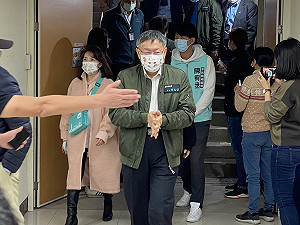柯文哲昨爆有人向他兜售新冠疫苗 今面對提問態度低調