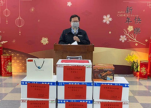 部桃擴大感染商家受影響 鄭文燦親自走訪力挺