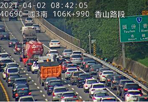 清明路況看這裡！交通量上看122百萬車公里 3起追撞事故致回堵車潮