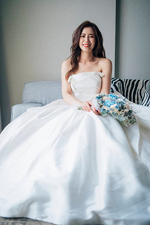 「華視最正主播」嫁了！宋燕旻首曬絕美婚紗照