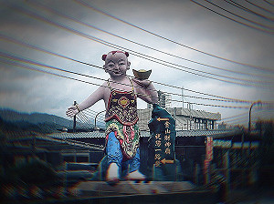 金山財神廟神像「暗夜丕變」 民眾：行經受驚時有所聞
