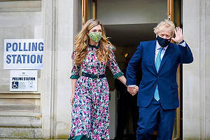 婚禮因疫情延期 英媒曝首相強生將於明年7月完婚
