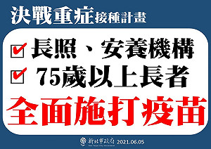 死亡率近2%！侯友宜推「決戰重症接種計畫」 盼讓75歲以上長者優先打疫苗