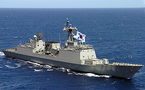 韓國派出空軍機前往「文武大王」號驅逐艦接回確診官兵
