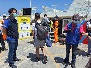 烟花颱風襲台 蘭嶼綠島客貨船航班變動