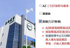 疫苗可單選「高端疫苗」！20歲以上已登記者也可修改 網：秀單勾給Respect