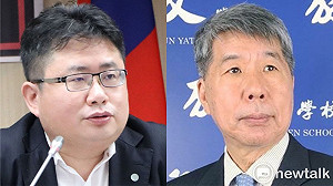 張亞中民調拉長紅 矢板明夫：背後有隻看不見的手為他做局