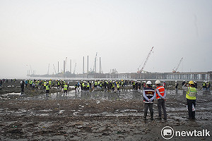 藻礁聯盟指控：三接工程品質低劣鋼筋外露！中油回應了