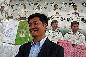 流亡藏人大選結果出爐 洛桑桑蓋連任行政首長