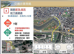 黃珊珊酸地下道不是用畫的 管碧玲反擊：陳時中的堤頂塔悠路線「是頂優的」