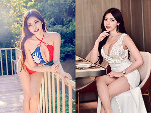 國慶首發！北藝大校花謝立琪曬「國旗比基尼」 網瘋喊：中華民國萬歲