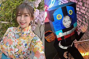 女神崩壞！阿樂萬聖節扮「湯瑪士小火車」 網嚇瘋：拜託不要這樣