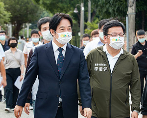 李俊俋對國家、家鄉有使命感 賴清德喊話：「化焦慮為行動」明天回家投票