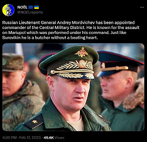 俄羅斯中央軍區再度換將！曾被曝戰死烏克蘭的中將升官為司令