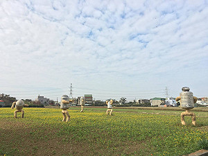 拜訪三合院老屋農村 學農夫春耕下田種稻米