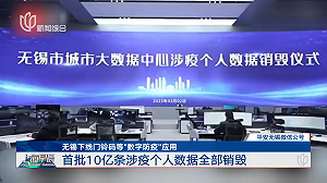 公然毀滅證據？ 無錫「公開」銷毀10億條疫情數據 官媒大言不慚：人民為中心！