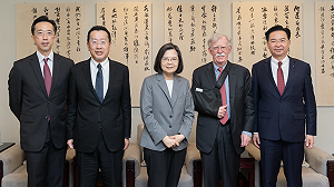 接見美國前白宮國安顧問波頓 蔡英文：台灣有決心保衛家園