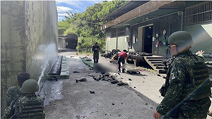 陸軍基隆彈藥庫120迫砲爆炸釀9傷 重傷洪姓士官轉送三總