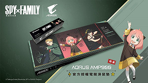 與《SPY×FAMILY間諜家家酒》合作！AORUS宣布推出限量滑鼠墊