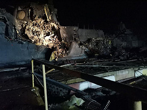 （影）震撼畫面! 烏軍4戰機奇襲克赤軍港 8「風暴陰影」重創俄新艦