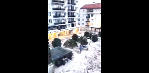 （影）海水倒灌! 風暴襲擊克里米亞和俄羅斯黑海沿岸造成3人死亡