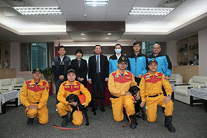 搜救新里程！北市消、台大獸醫學院攜手合作搜救犬醫療照護