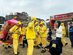 5年前遭祝融之災！ 白沙屯媽祖轉入苑裡市場重建工地賜福