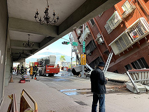 403花蓮強震》國土署：全台18建築列紅單 34建築黃單