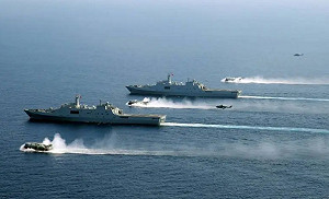 那就一起上吧! 美日菲澳4國南海聯合軍演 解放軍放狠話備戰