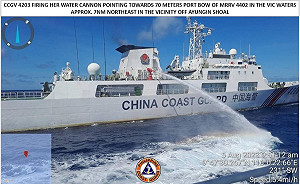 劍指南海！中國新型「AI水砲」命中度增強 稱惡劣海況都不怕