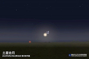 天文迷注意了！6/27「土星合月」肉眼清晰可見