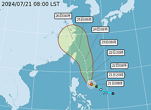 凱米來勢洶洶 週一恐轉中颱！吳德榮：風雨不容小覷