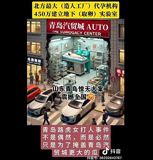 (影) 路虎女竟是煙霧彈！ 青島爆發大規模代孕醜聞 官方極力掩蓋真相